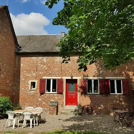 Uw eigen boerderij bij Le Moulin de la Place Hargicourt Buitenkant foto